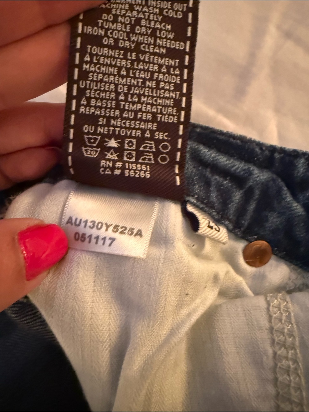 NWT vintage made in USA 7FAM A-Pocket Flare Jeans - Picture 5 of 9